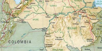 Քարտեզ գետի Վենեսուելայի 