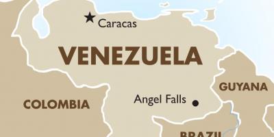 Վենեսուելան մայրաքաղաքի քարտեզը