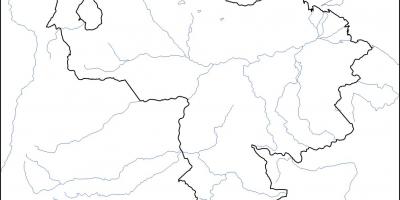 Դատարկ Վենեսուելայի քարտեզի վրա
